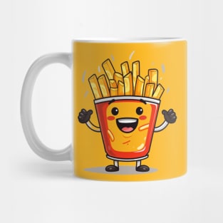 kawaii french fries T-Shirt cute potatofood Mug